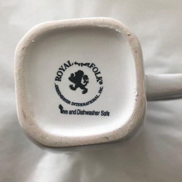 White Adopt Coffee Tea Mug Cup Black Script Paw Print Fur Mom Dad Pet Dog Cat - Picture 5 of 5